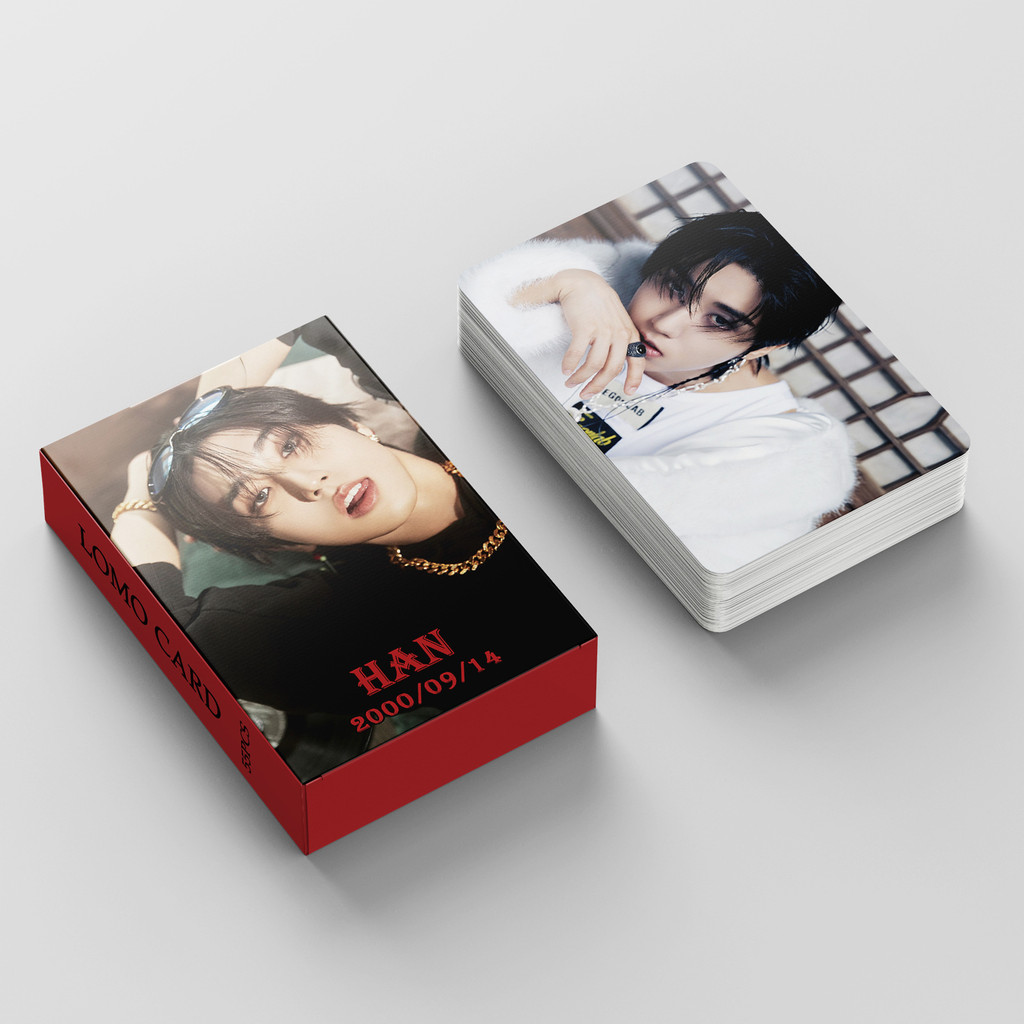 Cartão De Coleção 55pcs/box Stray Kids HAN SOLO LOMO KPOP