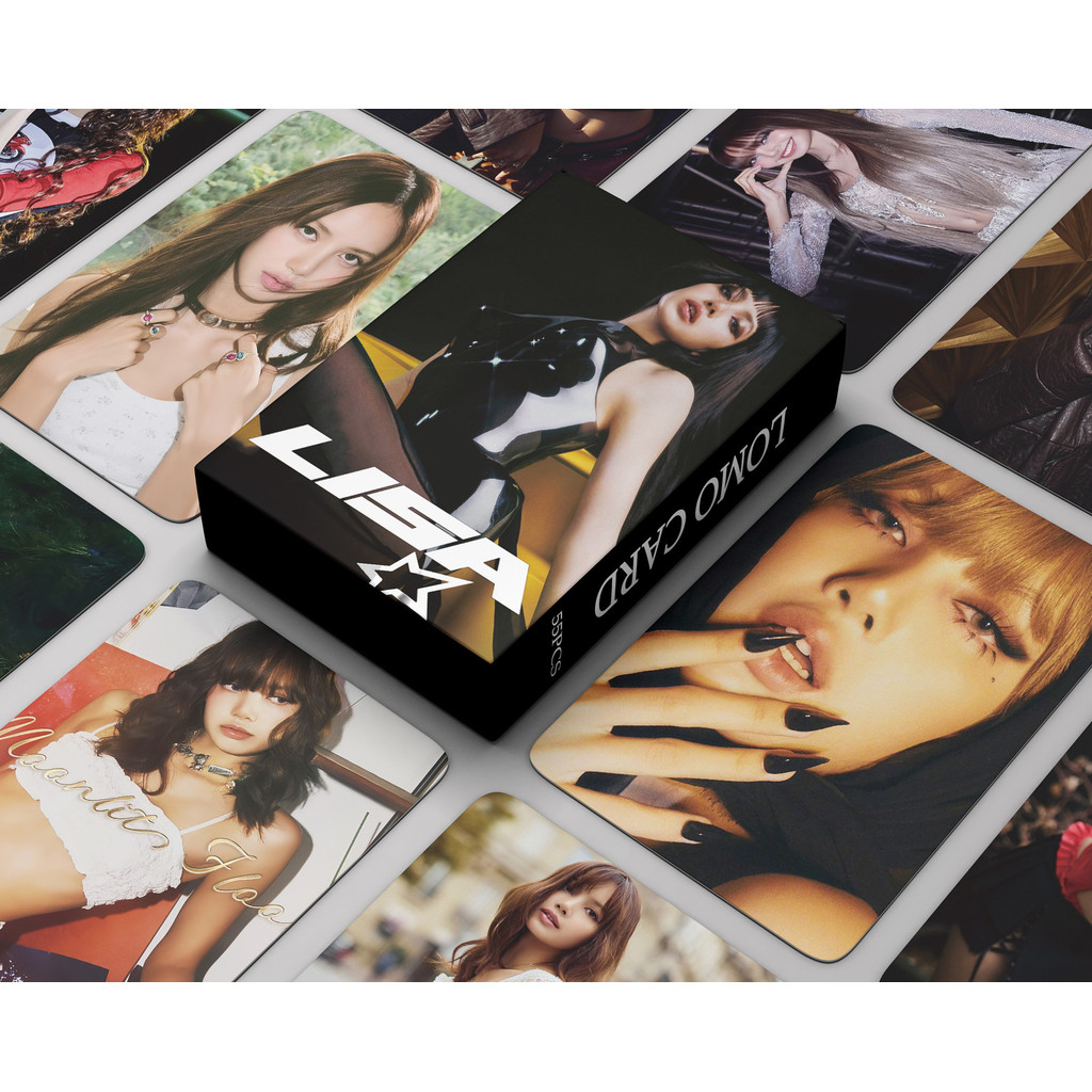 55 Unidades/Conjunto Kpop BLACKPINK MOONLIGHT Lomo Cards LISA Para Coleção De Fãs
