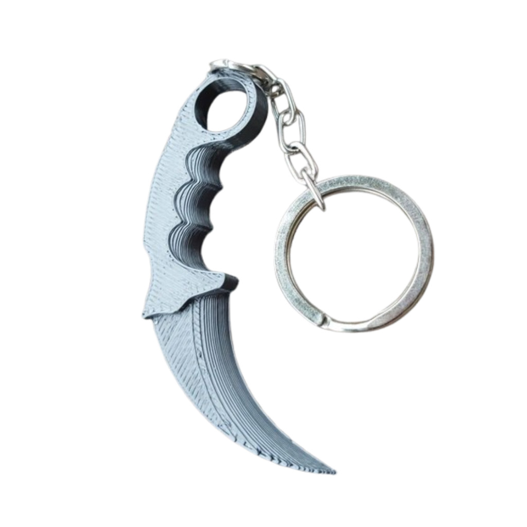 Chaveiro Mini Karambit CS2 – Fidget Colecionável