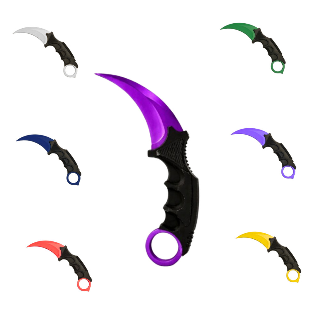 Karambit CS2 Counter Strike – Knife de Plástico Colecionável