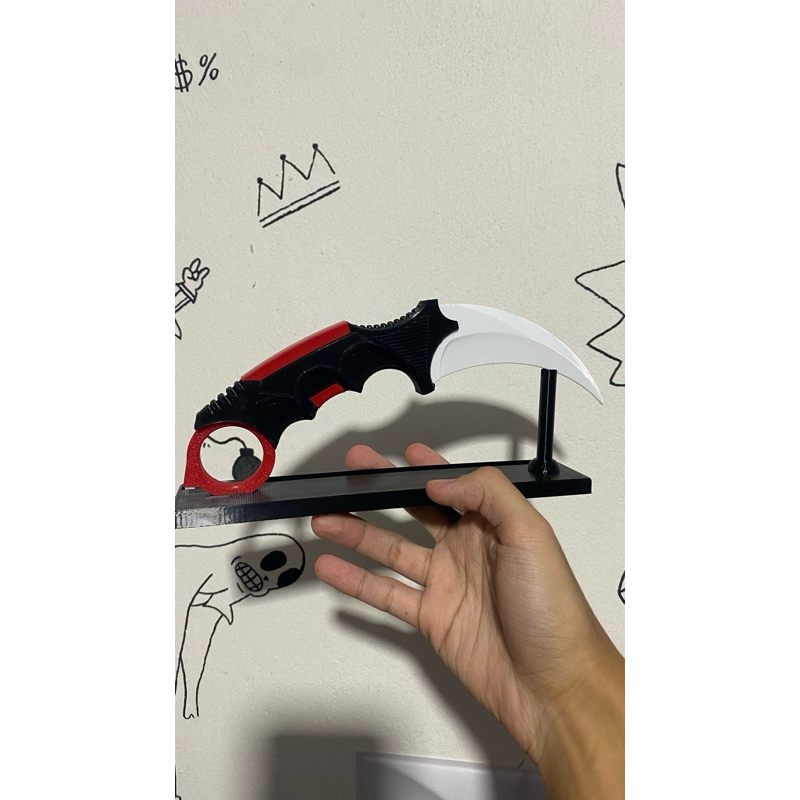 Karambit CS2 Decoração gamer