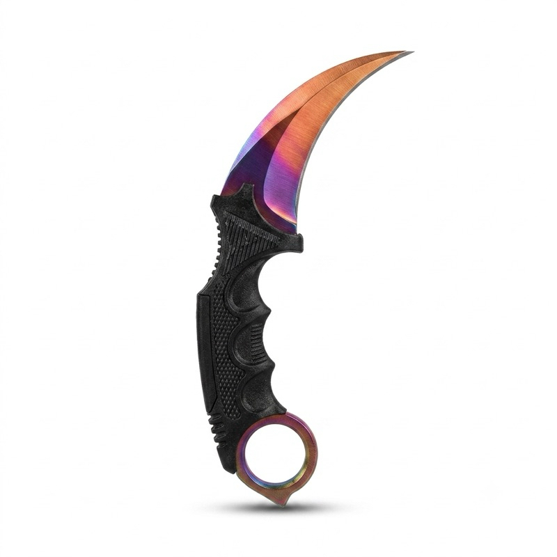 Facaa Karambit CS2 Counter-Strike - Impressão 3D- Gamer - PLA Premium Metalizado