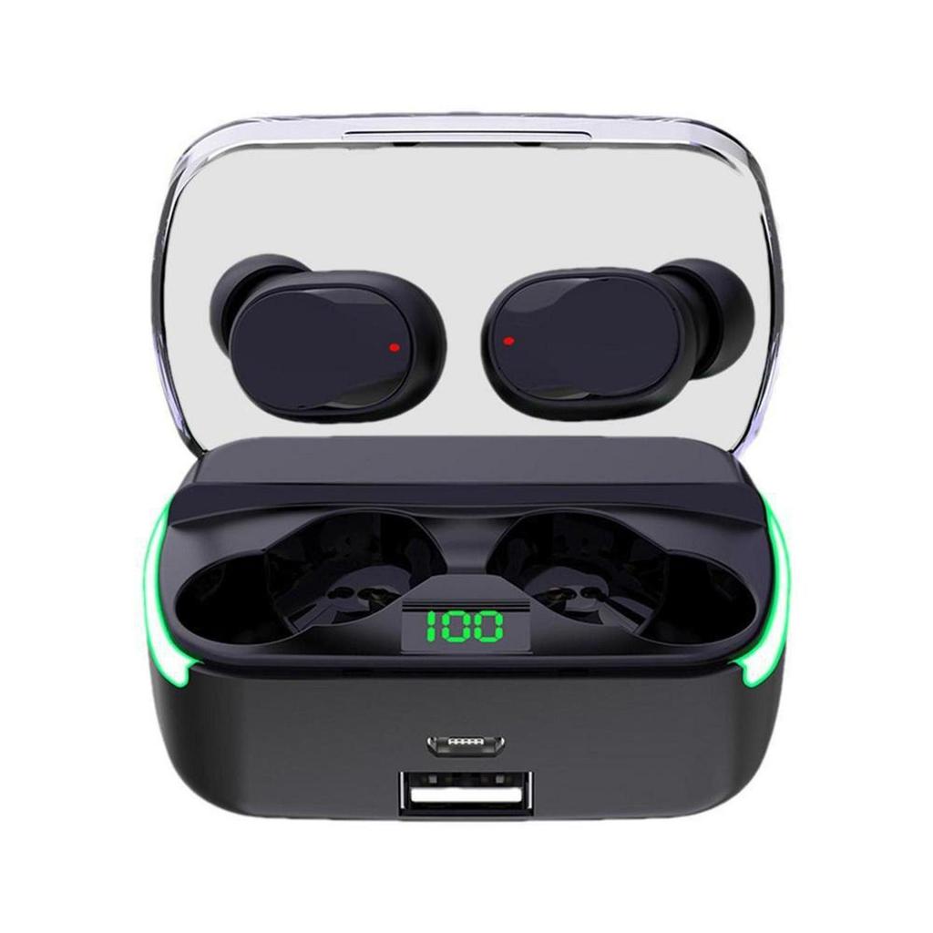 Fone de Ouvido Sem Fio Bluetooth Com PowerBank Integrada Carregue o Celular Enquanto Ouve Músicas