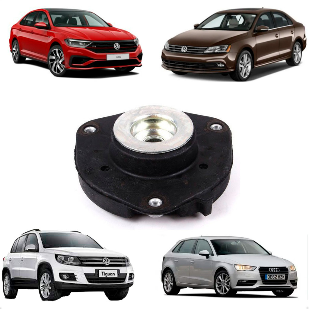 Calço Coxim Superior Amortecedor Dianteiro Jetta 2005 a 2011 Passat 2006 a 2010 Audi A3 2007 a 2012 Fusca 2013 a 2018 Tiguan 2009 a 2017 Eos 2006 a 2015