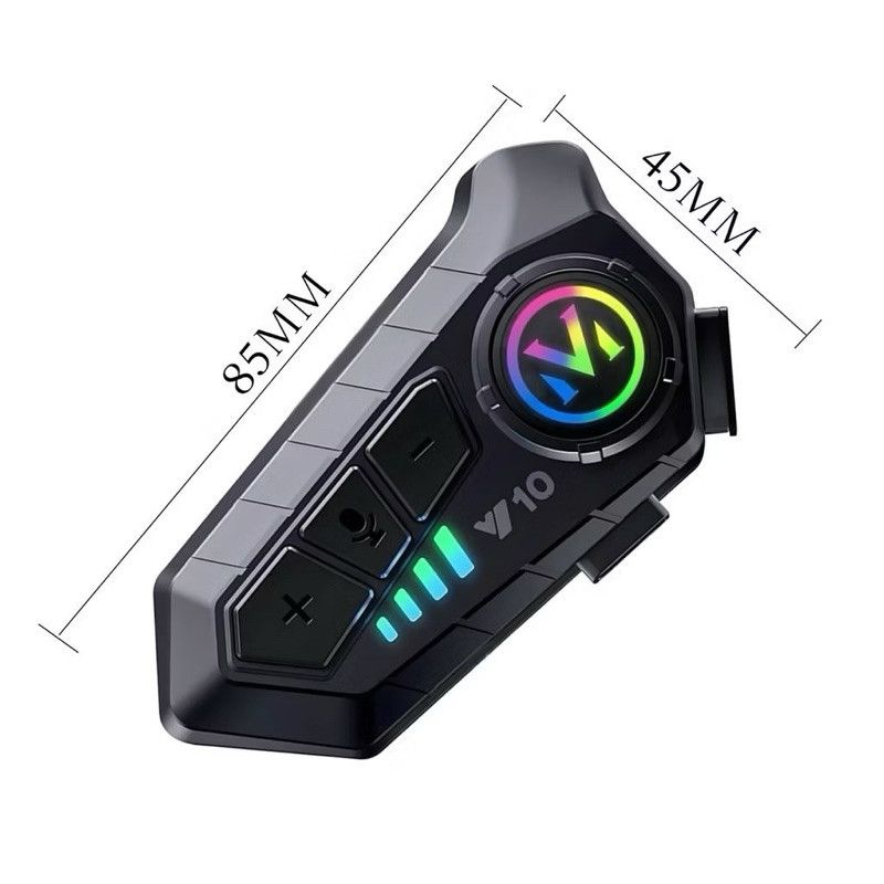 Fone de Ouvido moto Capacete Chamadas Mãos Livres Motocicleta Sem Fio Bluetooth 5.3 IPX6 á prova de água- envio rápido