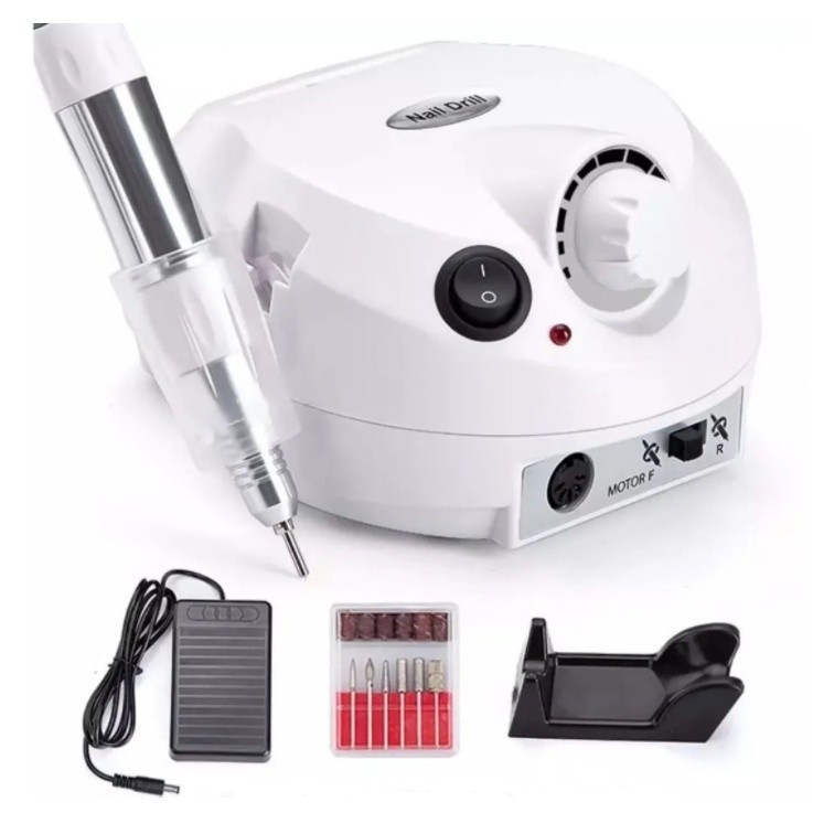 Lixadeira Motor 35.000RPM Nail Drill Professional para um Gel Bivolt 110V