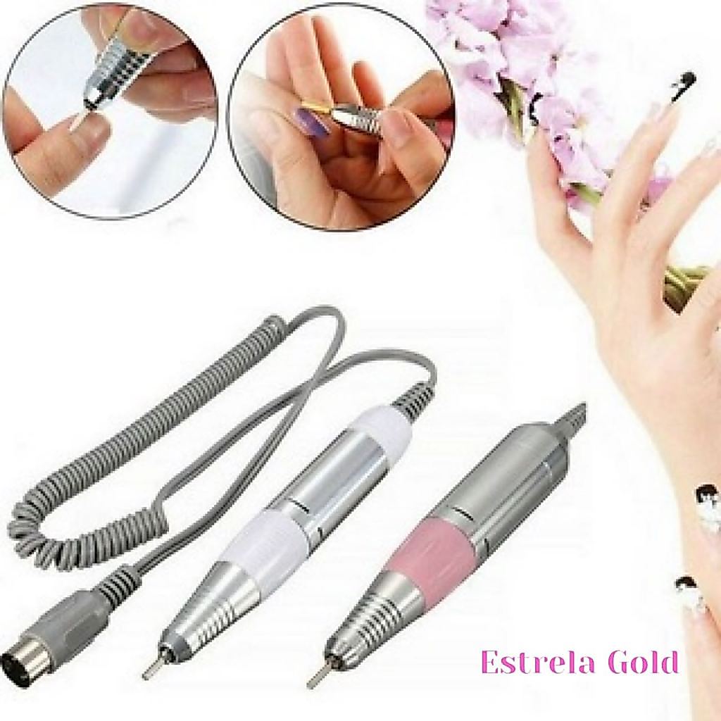 Caneta De Lixadeira Motor Porquinho Unha Elétrica Profissional 5 Pino