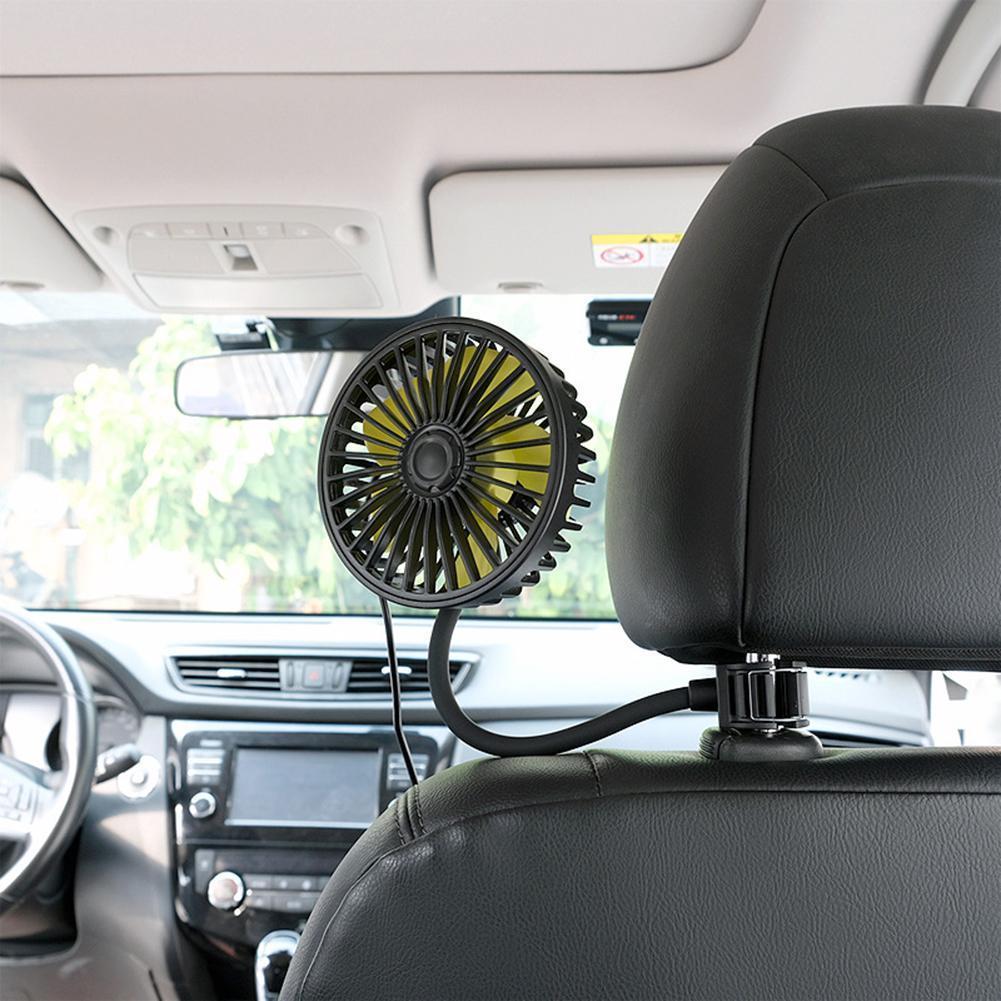 Ventilador De Resfriamento Traseiro Do Assento De Carro Com Rotação De 360 , Refrigerador Elétrico De Ar Automático