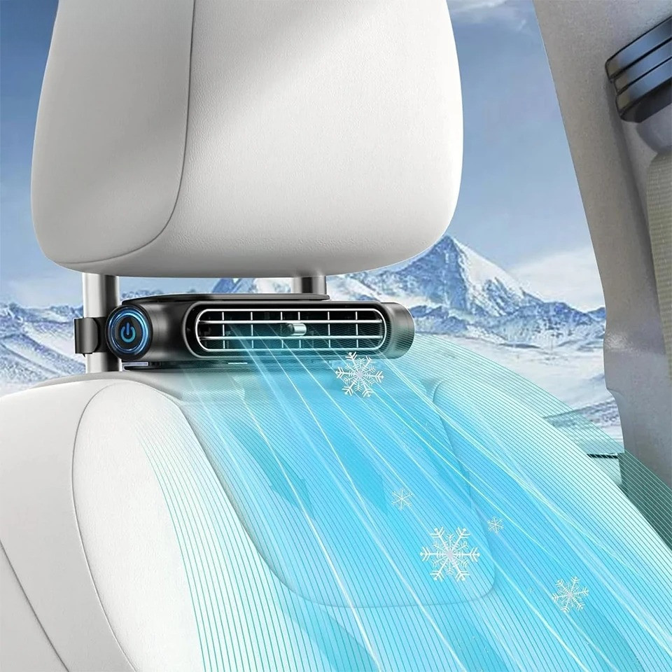 Ventilador De Resfriamento De Assento De Carro 3 Velocidades Ajustável 5V USB Ar Encosto De Cabeça Para Acessórios Inter