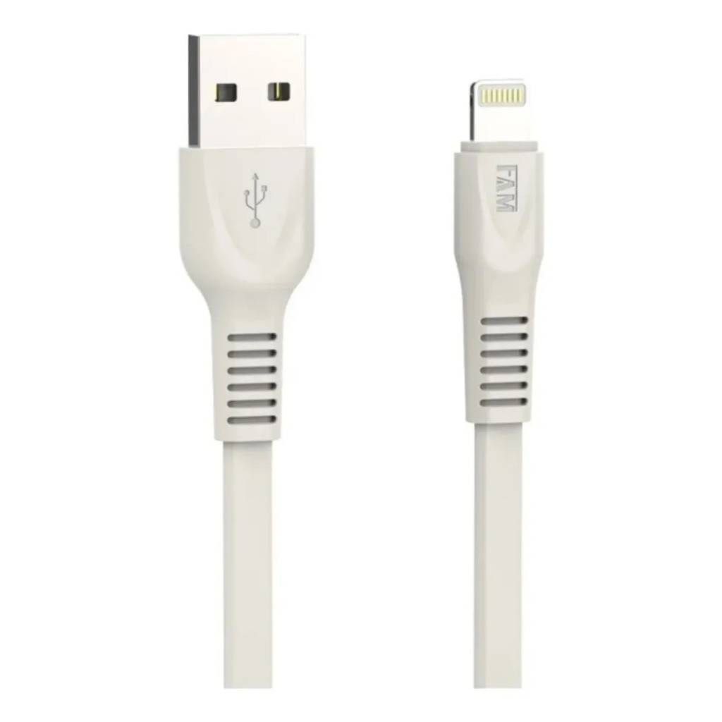 Cabo Lightning Flat 1,2m USB-A FCA-E512 iPhone