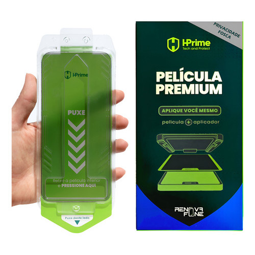 Pelicula Hprime Privacidade Fosca Para iPhone 16 Pro Max