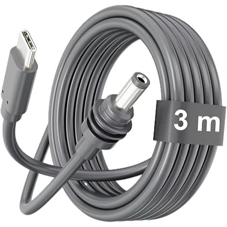 Cabo 3M Para Carregar Starlink Mini DC Para USB-C Tipo C Carregamento de Energia 100W Power Bank Fio 18 Com Chip Intelig