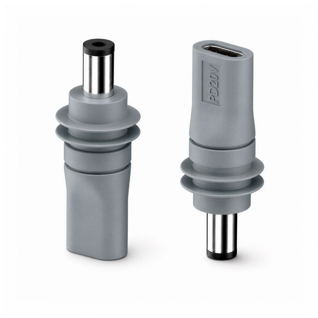 Verde Adaptador USB-C para Starlink Mini com Power Delivery 100W e Conector 5.5mm