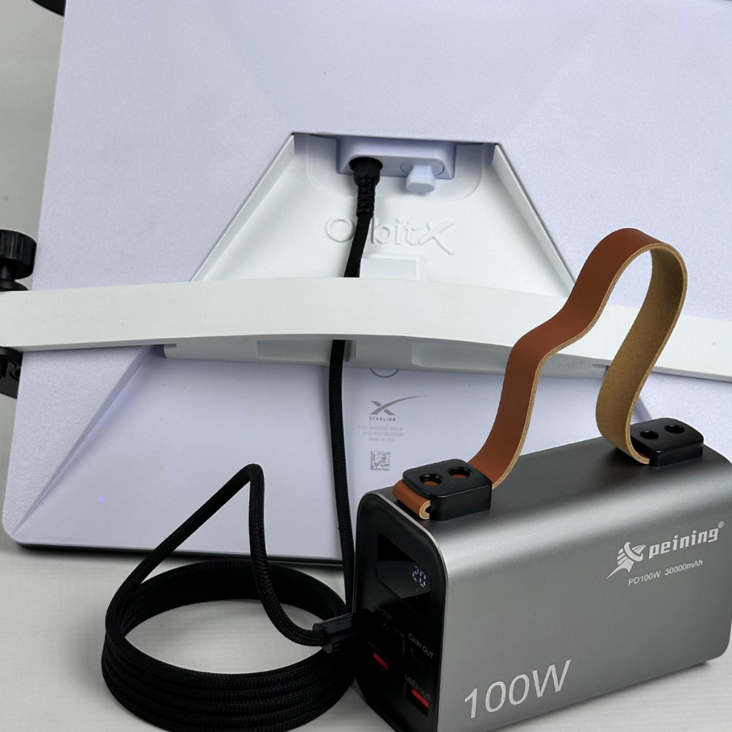 Power Bank 30000mah Para Starlink Mini, Notbook E Celular + Cabo para Starlink