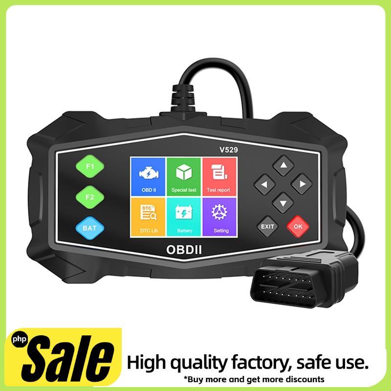 OBD2 Para Scanner De Carro V529 Multifuncional Obd Detector De Falhas De Veículo Instrumento De Diagnóstico Veículos OBD
