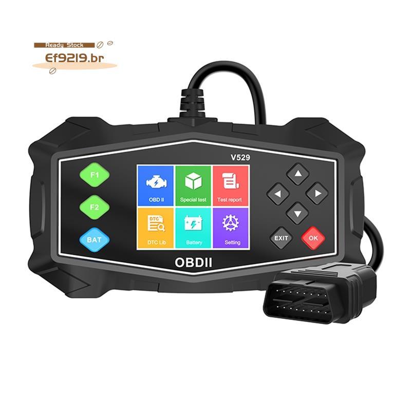 [Oferta Especial E] V529 OBD2 Para Scanner De Carro Multifuncional OBD Detector De Falhas De Veículo Instrumento De Diag