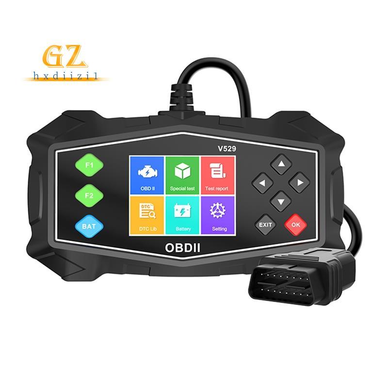 [gzhxdiizi1] OBD2 Para Scanner De Carro V529 Multifuncional Obd Detector De Falhas De Veículo Instrumento De Diagnóstico