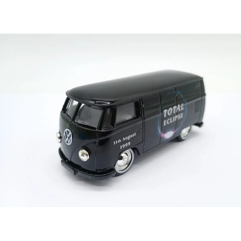 Miniatura Volkswage Kombi T1 Total Eclipse Of Sun 1:43 Lledo Preto