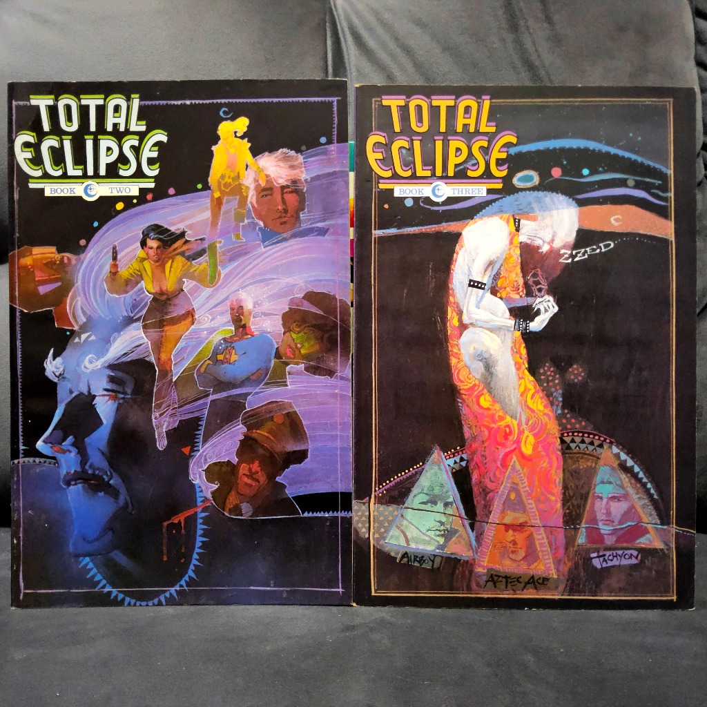 Total Eclipse #2, 3 - Miracleman, Air Boy, Ms. Tree (Eclipse Comics - Hq importada inglês)