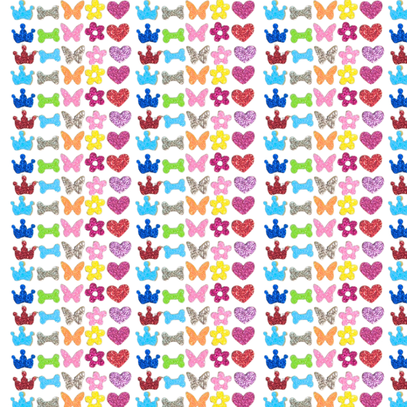 200| 100 Mini Adesivos Pet - sortidos - unissex