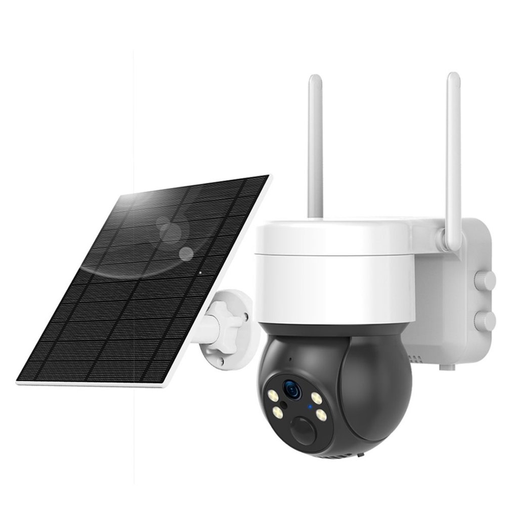 Câmera Solar Inteligente 4G PTZ 3MP Tuya WiFi Câmeras De Vigilância Com Painel Detecção Humana 32G