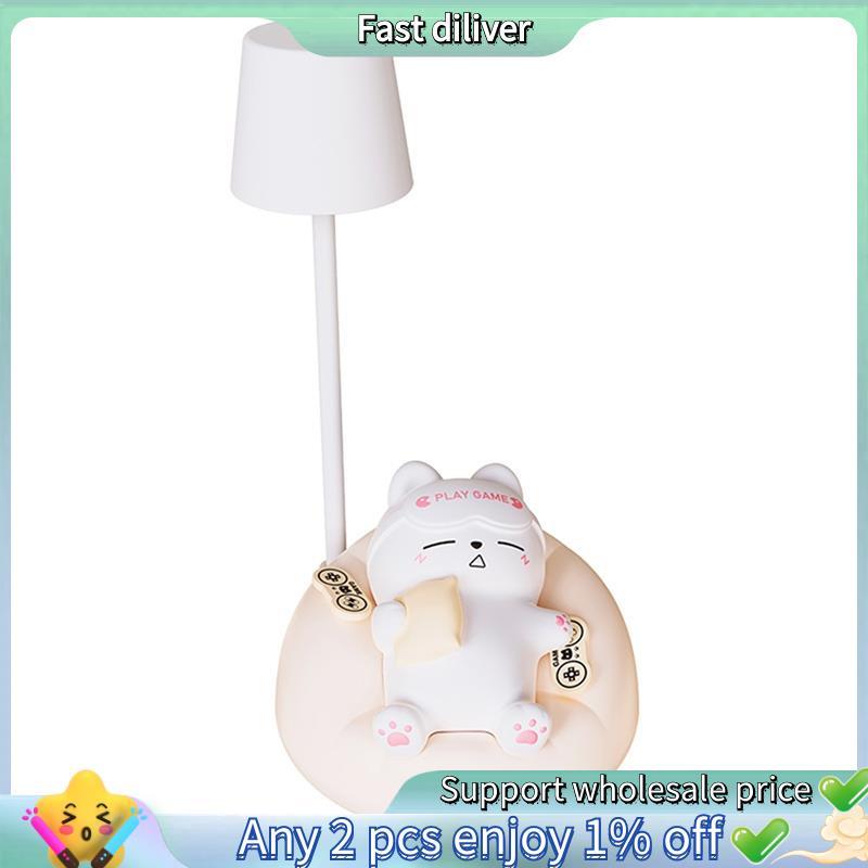 Lâmpada De Mesa LED Cat Escurecimento Luz De Leitura 3 Modo De Iluminação A