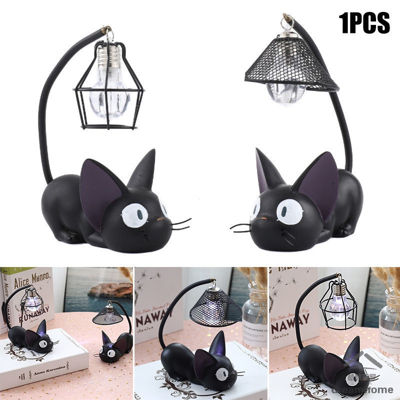 Luz Noturna do Gato de Kiki para Crianças Ghibli O Serviço de Entrega de Kiki Lâmpada de Brinquedo de Gato Preto para Pr