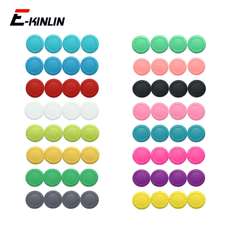 4 PCS Joystick Caps Thumbstick Grip Cap Capa De Borracha Para Nintendo Switch OLED Lite Joy-Con Joycon NS