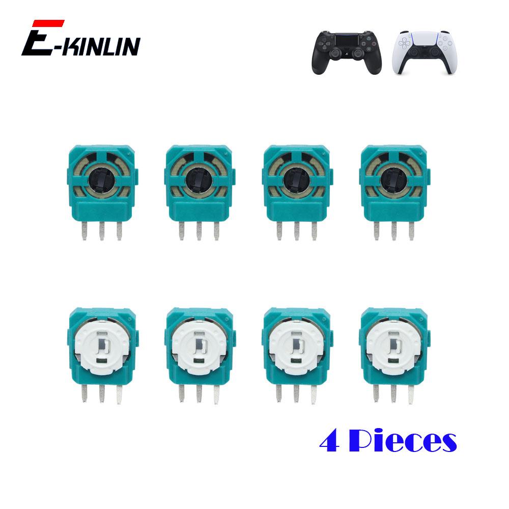 4 PCS Potenciômetros De Joystick Sensor Reparação Thumbstick Eixo Resistores Botões Laterais Para PS4 5