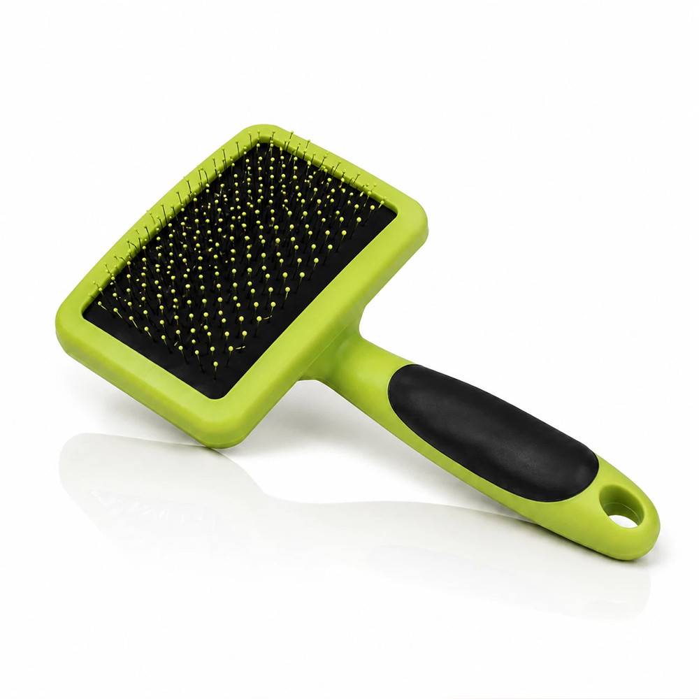 Green Meadow Black Pet Grooming Slicker Brush Dog Cat Stainless Steel Comb Hair Removal Comb