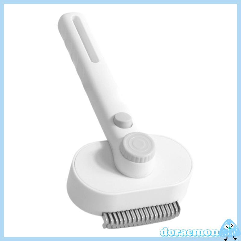 White Pet Brush Comb Dentes Arredondados Para Preparação Casaco Rotina