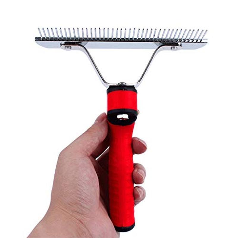 Pet Comb Grooming Brush Hair Removal Tool Beauty Comb for Large Dogs