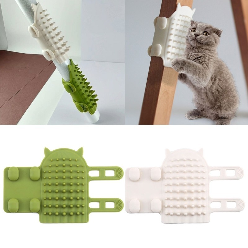 ONE Cat Corner Brush Scratching Comb Escova Remove Pêlos De Animais De Estimação Para Gatos