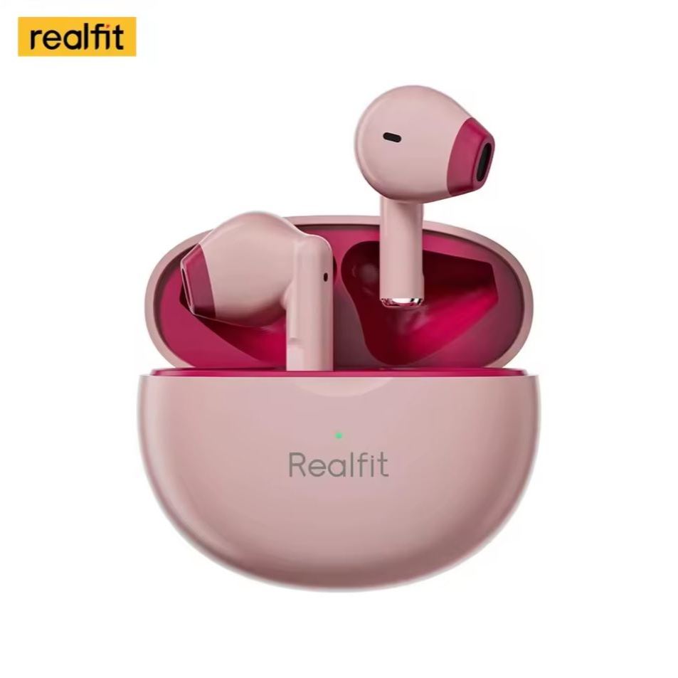 FONE DE OUVIDO REALFIT F2 TWS - BT WIRELESS - Pink-Rose