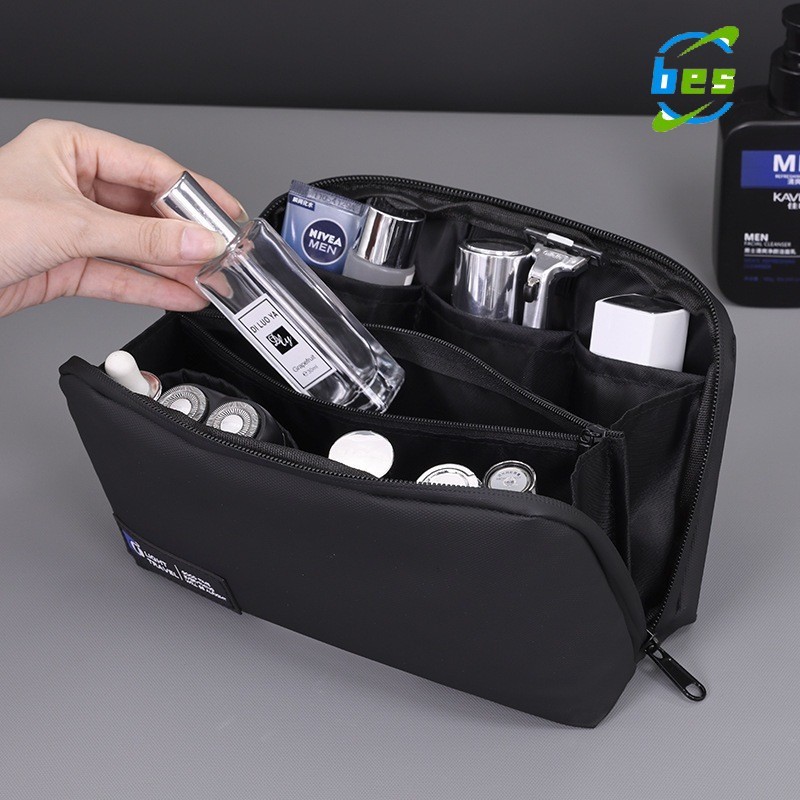 Organizador De Viagem De Luxo Elegante Para Carregadores De Laptops-Bolsa De Cabo Digital Portátil Espaçosa