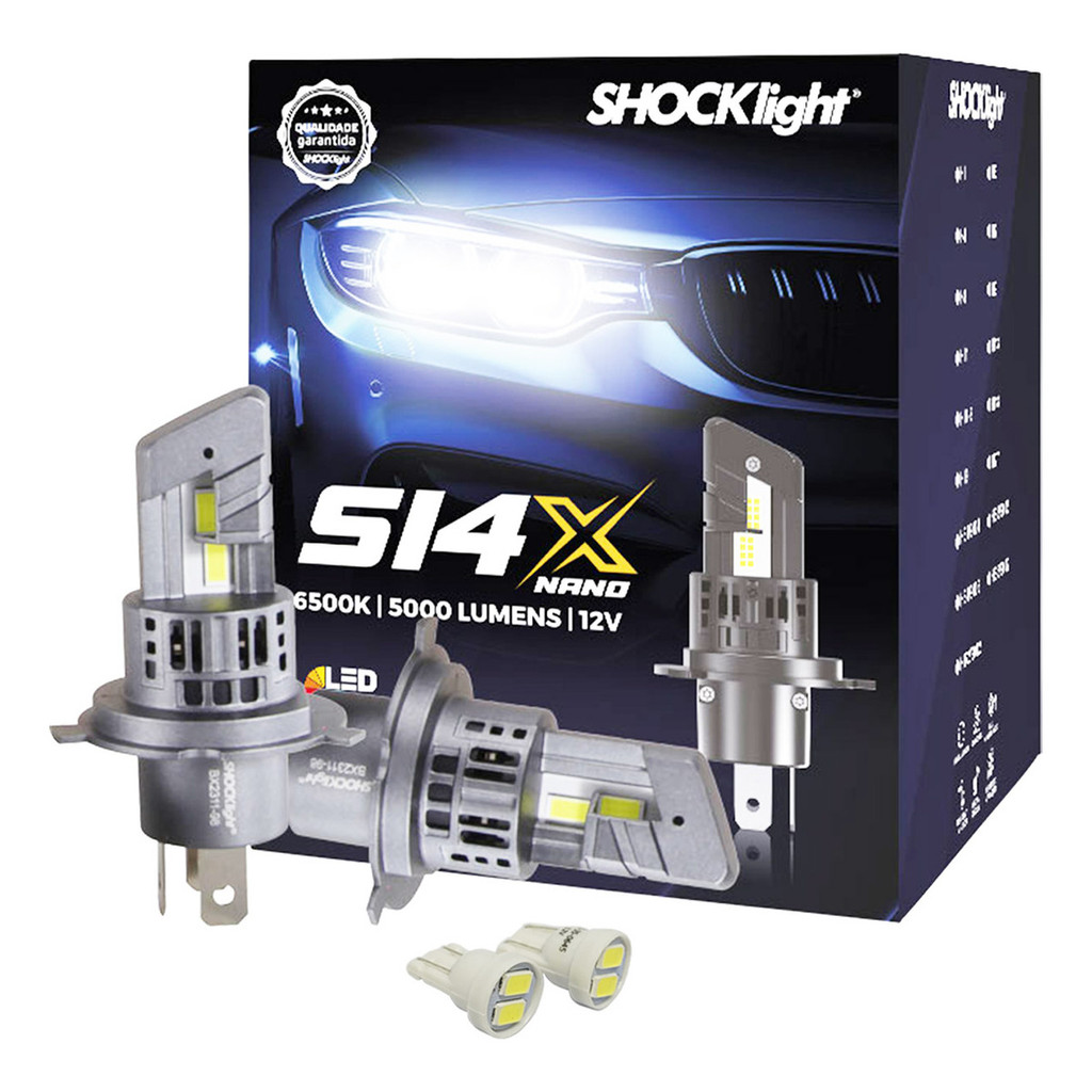 Lâmpadas LED Farol Honda Accord H4 6000k