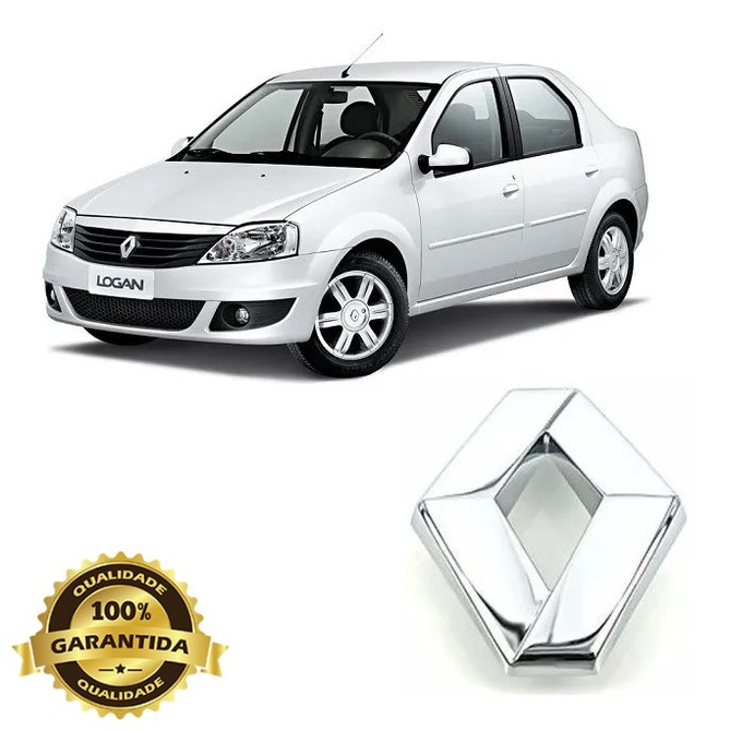 Emblema Grade Radiador Renault Logan 2011 2012 Até 2013 MOD Original