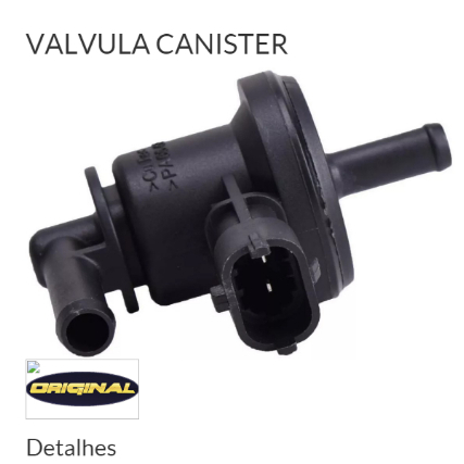 VALVULA CANISTER - HYUNDAI: HB20/CRETA/I30 - KIA: CERATO/SOUL - 290102B000
