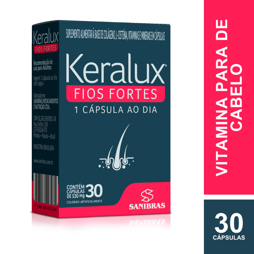 Keralux (Biotina + Queratina) / Vitamina para Cabelos