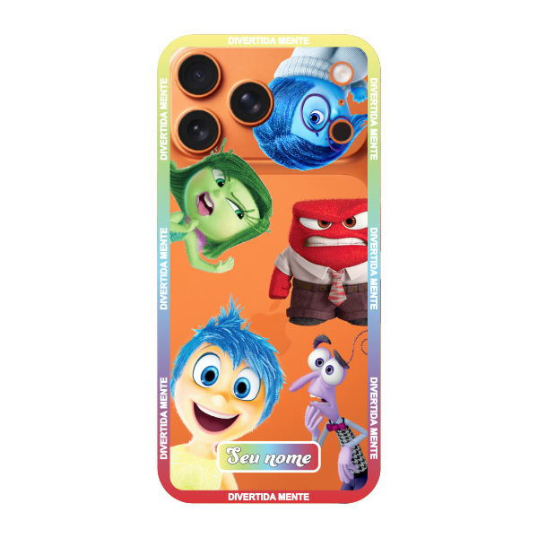 Capinha para iPhone 17 Pro Max Anti Impacto Personalizada - Divertidamente - Divertida Mente com nome