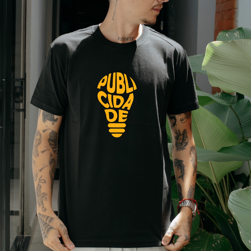 Camiseta Publicidade Propaganda Faculdade Algodão Premium Blusa Curso Universitário Casual Masculina Feminina