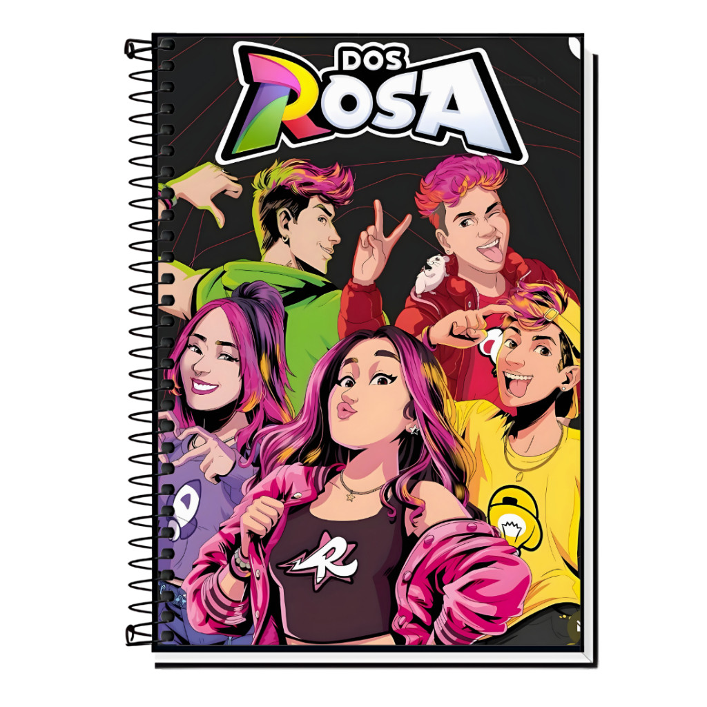 Caderno Capa Adesiva Único Novo Emily Vick – Capa Dura Premium | 1 a 20 Matérias | Escolar e Faculdade