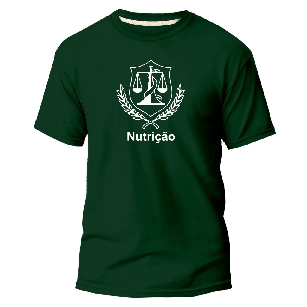 unissex Camisetas Masculina Feminina Estampa Premium Algodão Lisa Academia Casua Faculdade Nutrição Personalizada