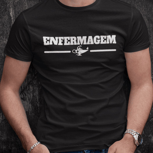 Camiseta Premium Enfermagem Faculdade Universidade Curso Técnico 100% Algodão