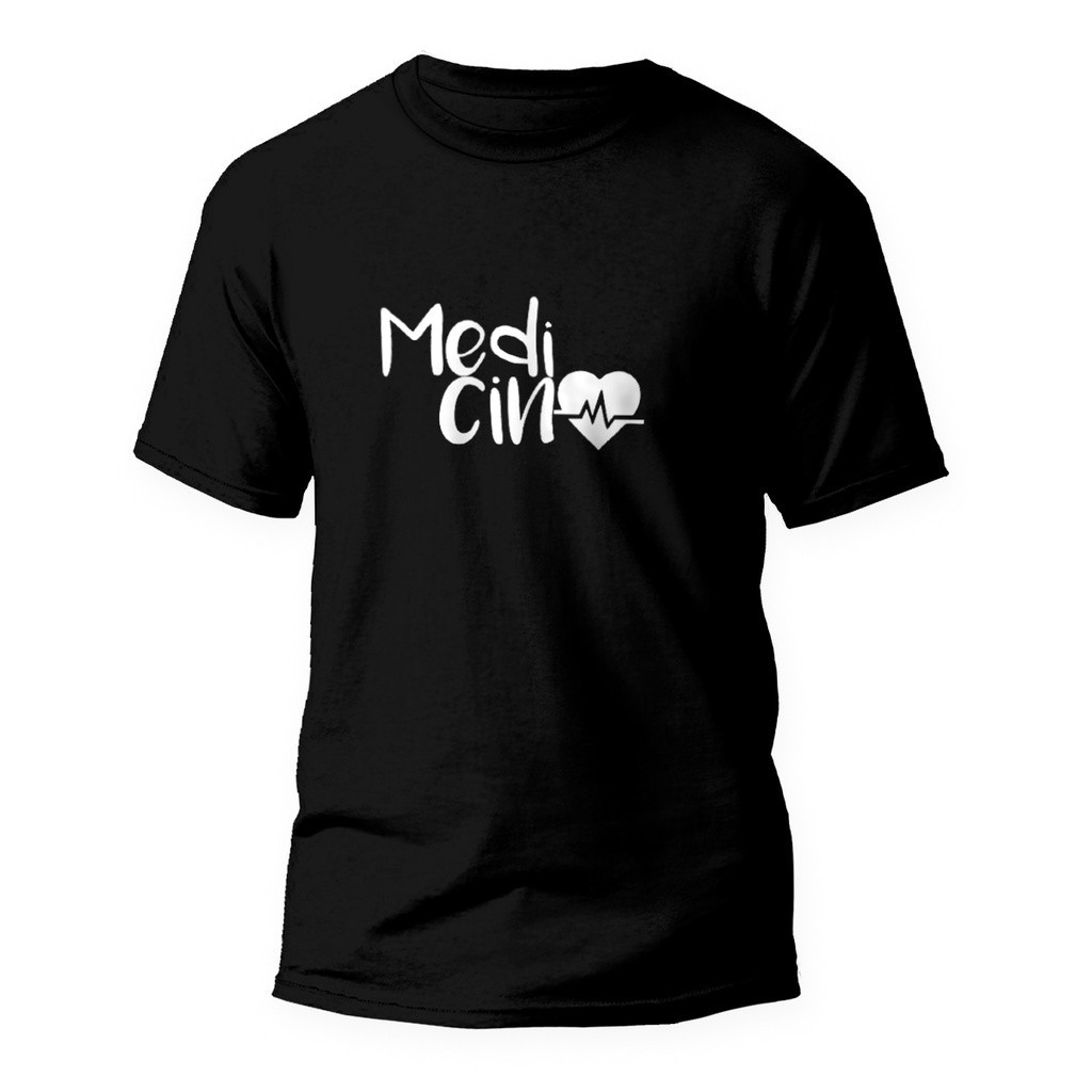 Camiseta Camisa Estampada  Estudante Faculdade De Med Medicina frase universitária 100% Algodão - Envio Rapido Premium 3