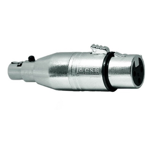 Plugue Adaptador Mini Xlr 3 Pinos Fêmea X Xlr Fêmea Csr 508x
