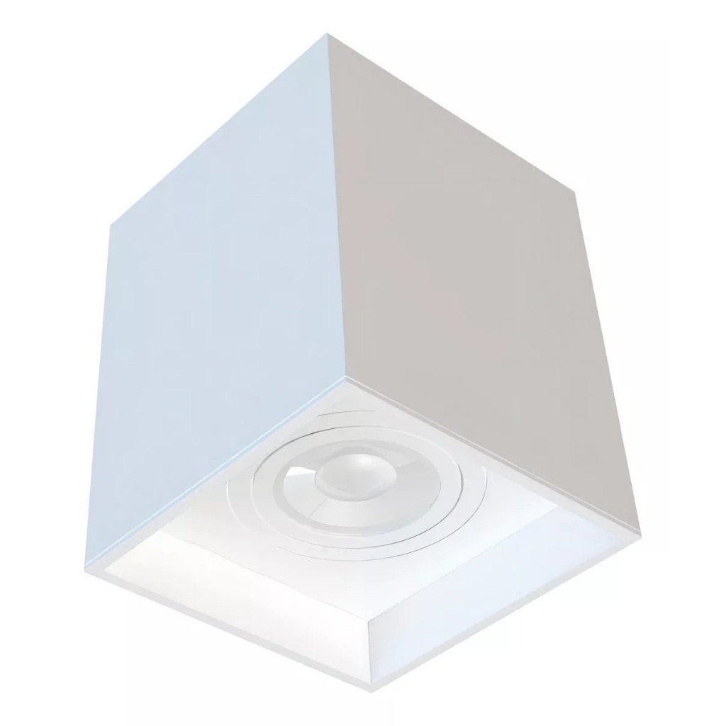Spot Plafon Box Sobrepor Par20 moon branco Teto Termoplástico Interno, Interior 110v/220v
