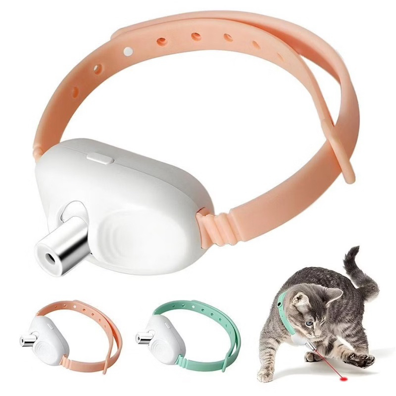 Brinquedo Interativo Coleira Laser Para Gatos Anti-estresse