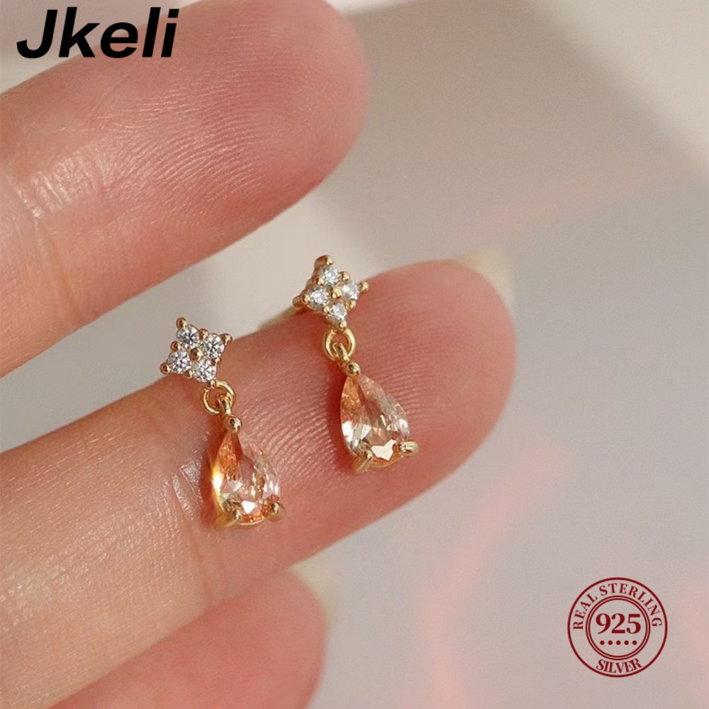 Jkeli Pulseira Feminina Prata 925 Dourado Estrela com Zirconia Fina Delicada Doce Elegante Luxo Festa Moderna