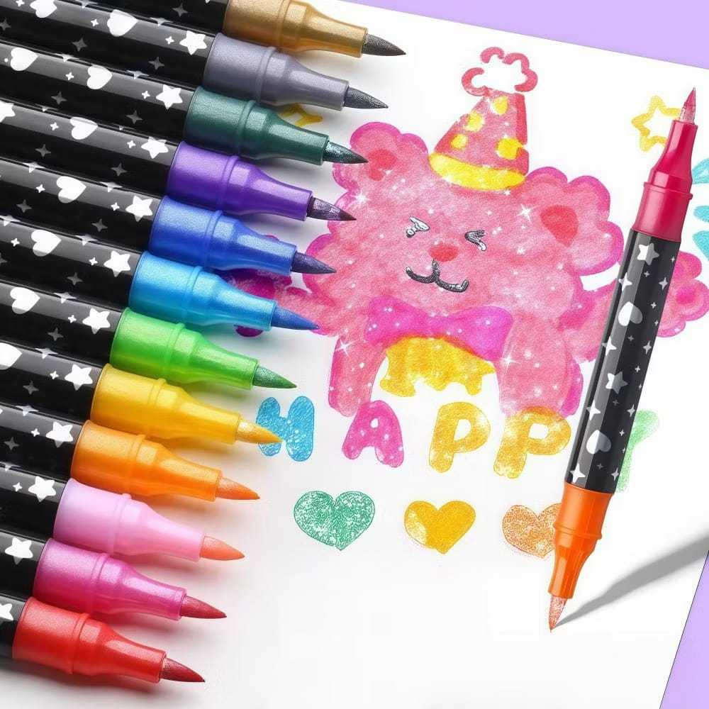 Canetas Acrílicas Glitter – Transforme Qualquer Superfície em Arte a melhor de transporte, pintura e diversão